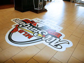 Custom Die Cut Floor Graphics for All Stars Game - Printed by Zane Williams