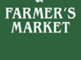 Forest Green Farmer's Market Light Pole Banner With White Ink