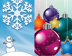 Winter & Holiday Light Pole Banners