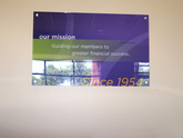 Interior Plexiglass Signage