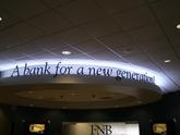 Backlit Signage for Banks