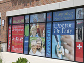 Perforated Window Graphics - Printed by Zane Williams